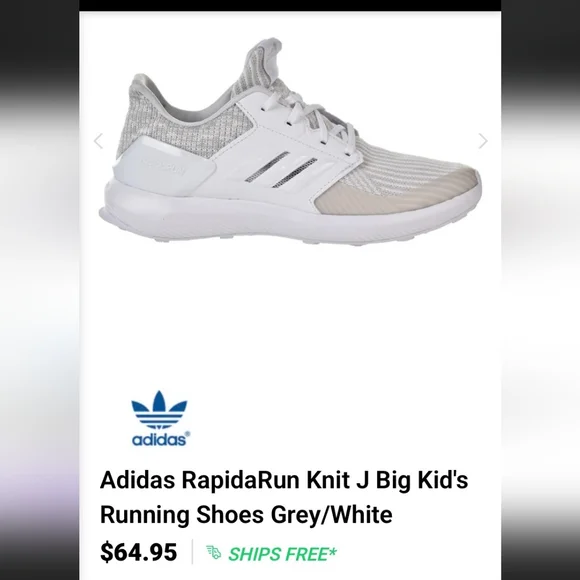 Adidas White Running Shoes - Picture 3 of 11